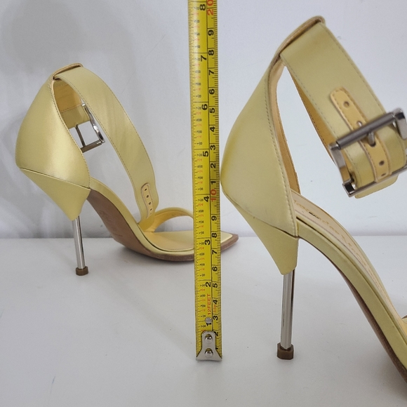 Alexander Mcqueen Yellow Strap Heels - Picture 8 of 11